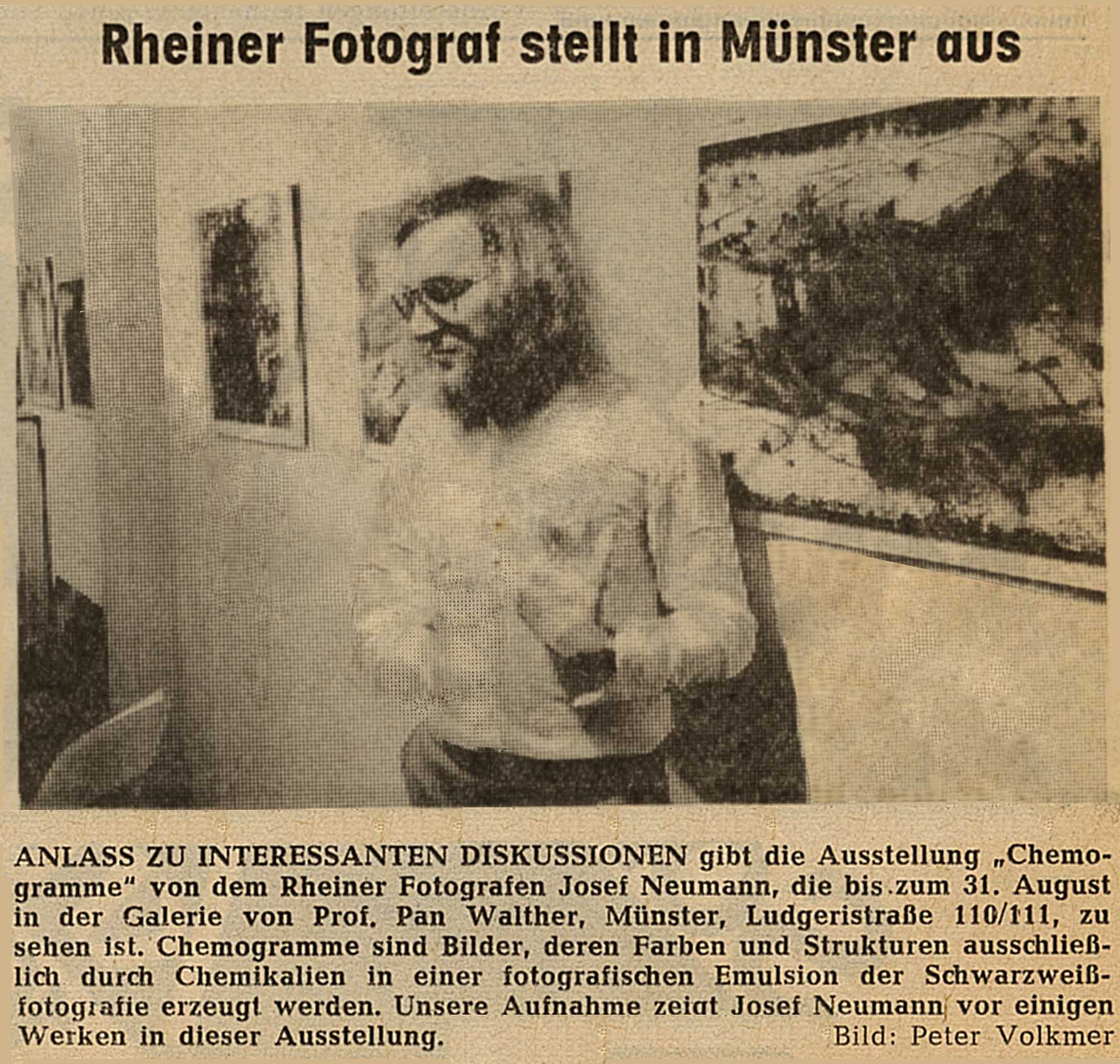MV (Münsterländische Volkszeitung) vom 1. Juni 1976