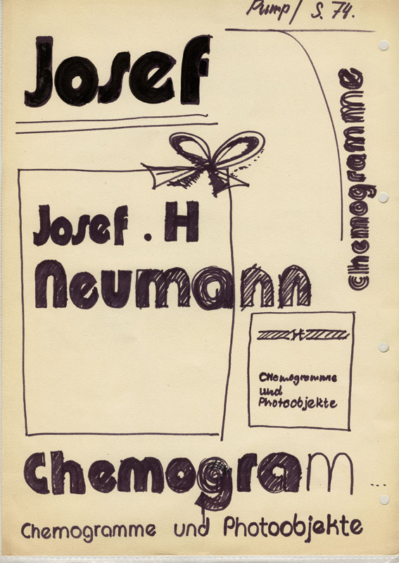 Plakatentwurf 1976 (Reinhold Neumann , TNP, Duisburg )