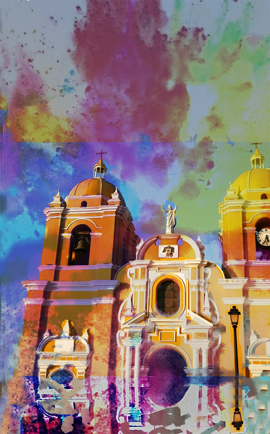 *** Kathedrale Plaza de Armas ,Trujillo,Peru***
© 2024 
<digitales Chemogramm>
 Josef H. Neumann 